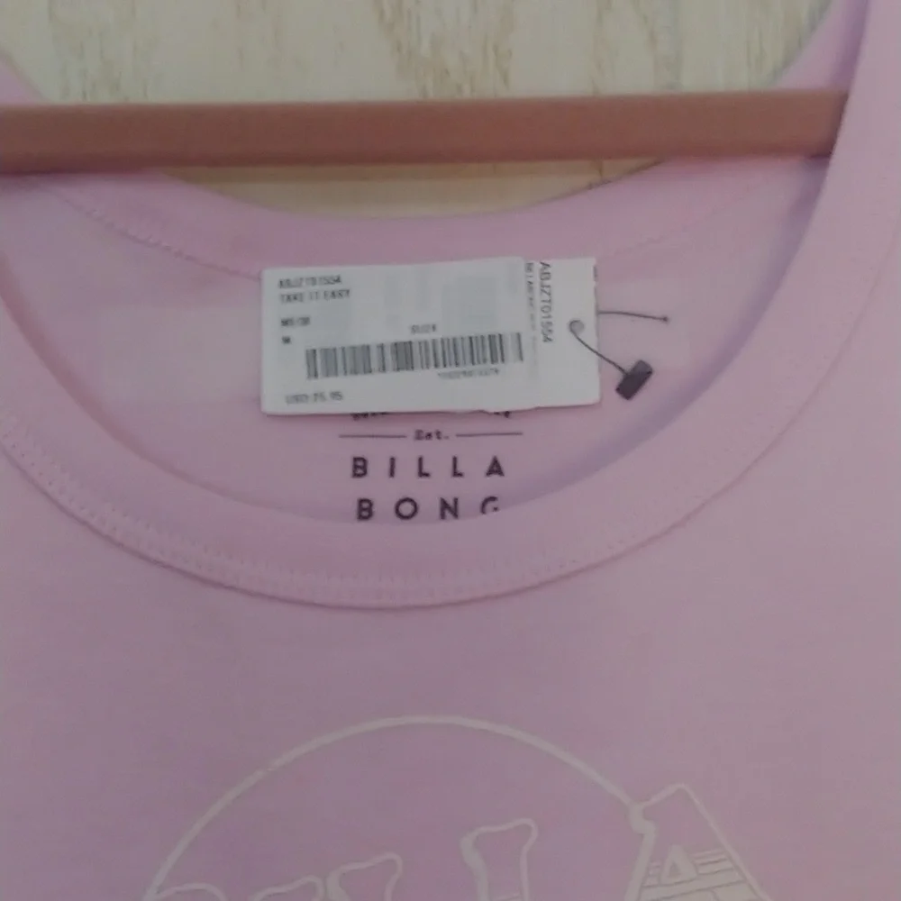 Billabong Take It Easy Cotton Graphic Crop Tank Top - Picture 4 of 9